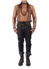 Black Mesh Turtleneck with scarf by David's Road
