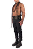 Black Mesh Turtleneck with scarf by David's Road