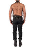 Black Mesh Turtleneck with scarf by David's Road