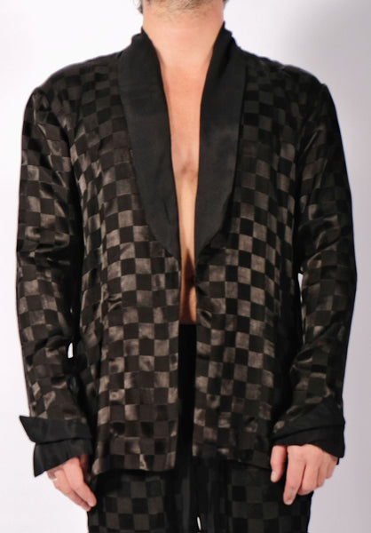 Checkered Blazer by David's Road