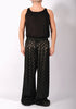 Checkered Wide Leg Trousers by David's Road