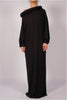 Jersey Dress Maxi with Round Collar by David's Road