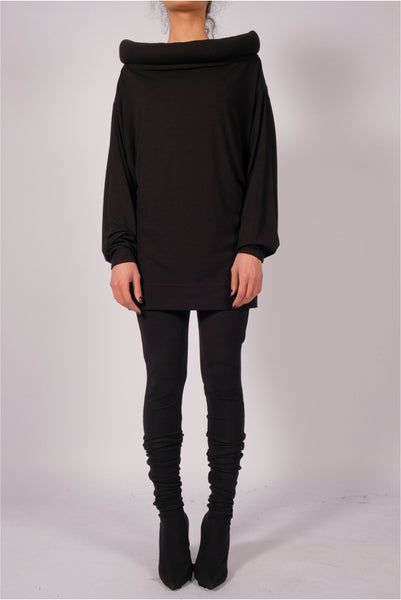 Jersey Top with Round Collar by David's Road