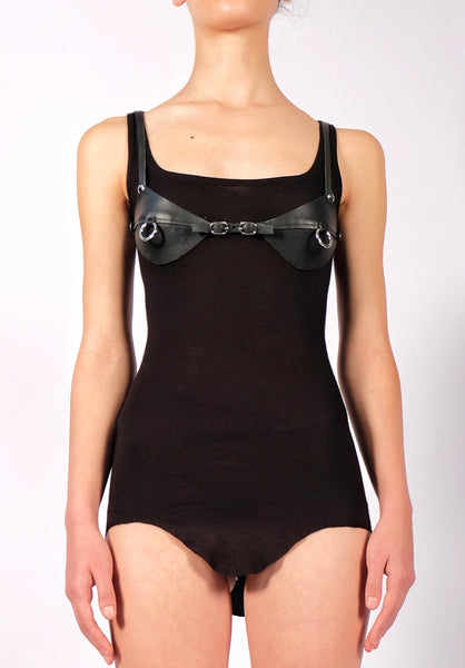 Leather Bra by David's Road
