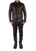 Leather Effect Mao Collar Blazer by David's Road