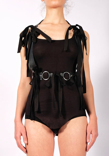 Leather Harness with Belt by David's Road