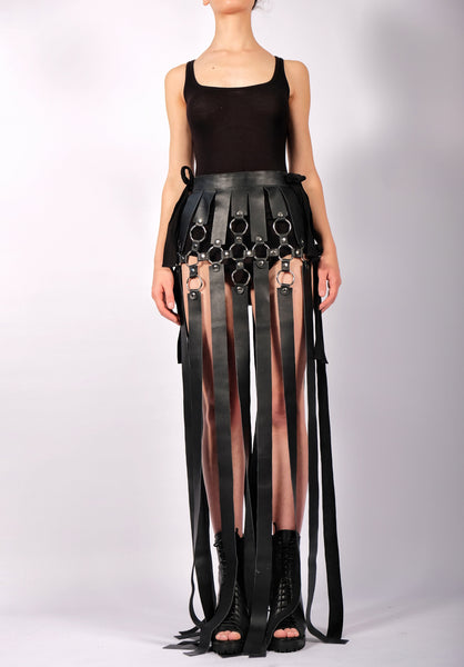 Leather Skirt Maxi by David's Road