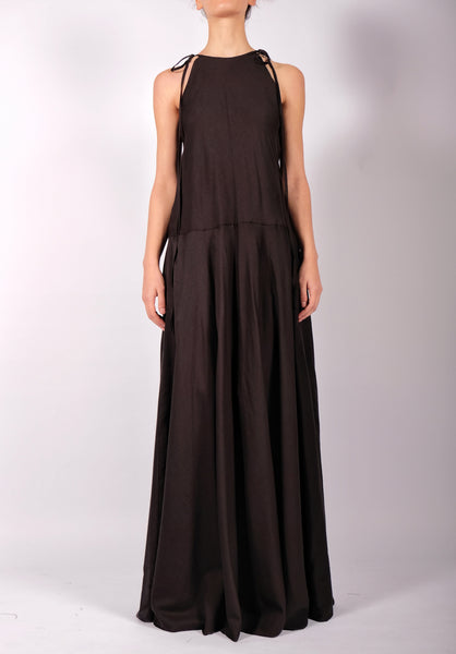 Light Cotton Maxi Dress with Ruffles by David's Road
