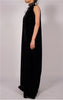 Maxi Velvet Dress with Neck Detail by David's Road