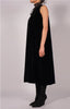 Midi Velvet Dress with Neck Detail by David's Road