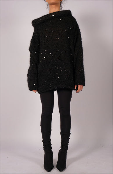 Mohair Top with Sequins by David's Road