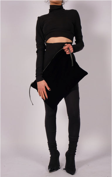 Padded Velvet Clutch by David's Road