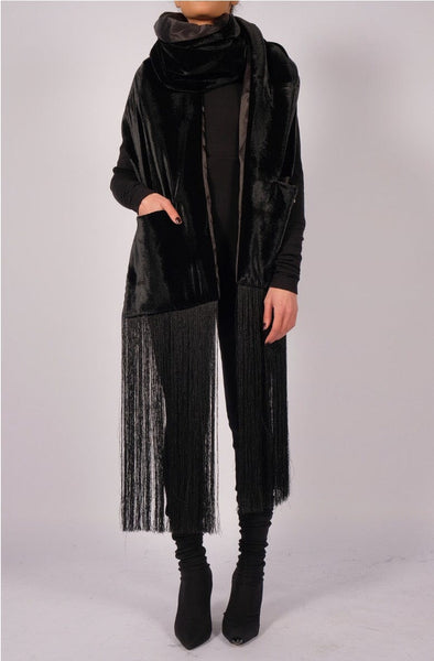 Padded Velvet Scarf by David's Road