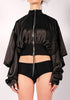 Satin Crop Jacket by David's Road