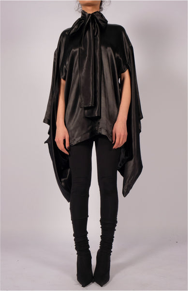 Satin Kimono Top by David's Road