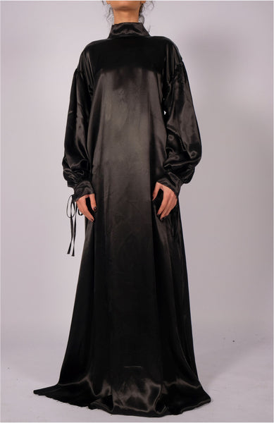 Satin Maxi Dress by David's Road