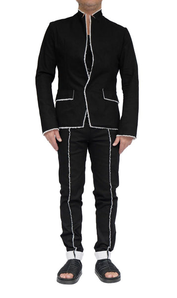 Stretch Denim Blazer by David's Road