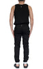 Stretch Denim Slim Trousers with White Piping Detail by David's Road