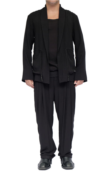 Washed Cotton Blazer by David's Road