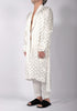 White Checkered Robe Midi by David's Road