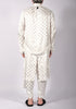 White Checkered Robe Midi by David's Road