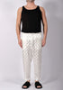 White Checkered Trousers by David's Road