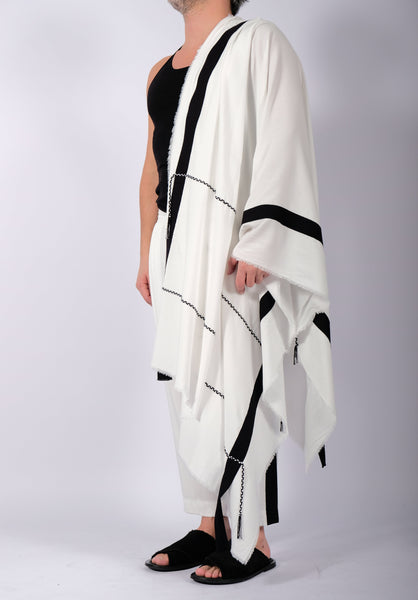 White Washed Cotton Scarf by David's Road