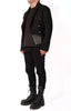 Wool Blazer with Leather by David's Road