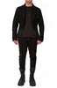 Wool Blazer with Leather by David's Road