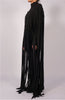 Wool Maxi Cape with Fringes by David's Road