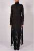 Wool Waistcoat Dress with Fringes by David's Road