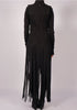 Wool Waistcoat Dress with Fringes by David's Road