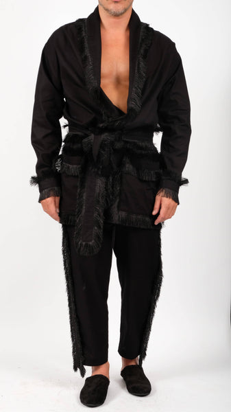 Cotton Robe with Tassels by David's Road