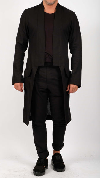 Linen Long Blazer by David's Road