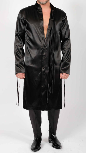 Long Satin Shirt by David's Road