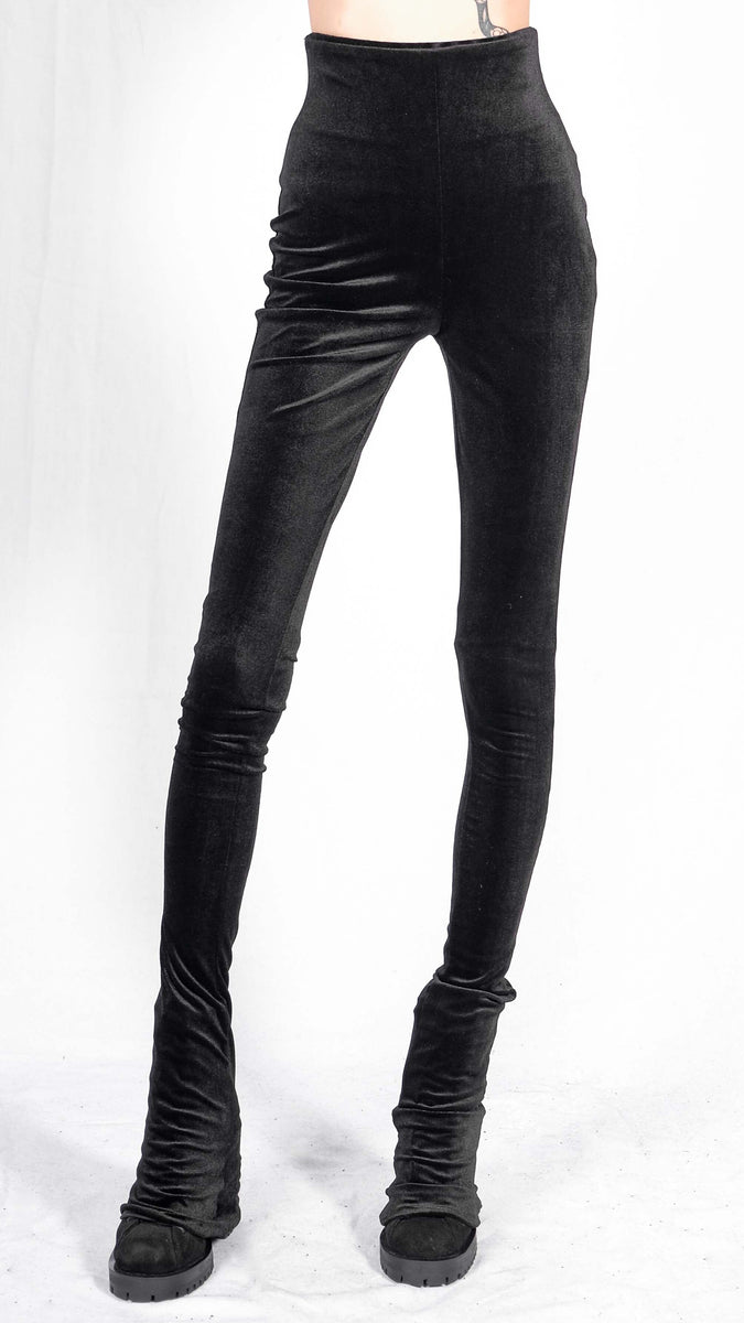 Made in NYC: Stretch Velvet & Jersey Panel Leggings – JSong Way