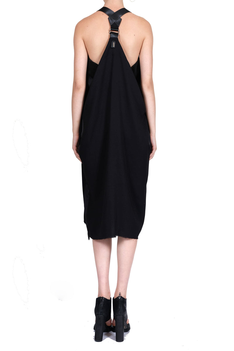 chinese dress ladies Tuxedo Midi Dress S/M