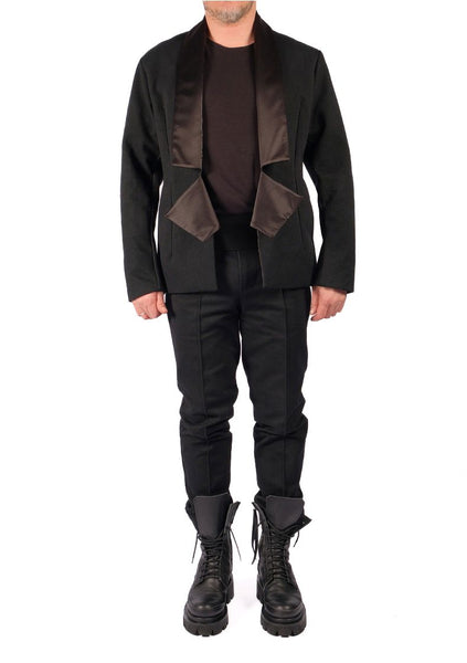 Canvas Tuxedo Blazer by David's Road 
