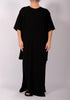 Cotton Jersey Dress Maxi with Four Sleeves by David's Road 