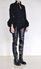 Denim Blazer with Ruffles by David's Road 