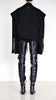 Denim Jacket with Zippers by David's Road 