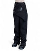 Denim Trousers with Leather by David's Road 