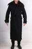 Double Breasted Long Coat with Faux Fur Collar by David's Road 