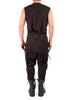 Drop Crotch Sweatshirt Trousers with Zippered Pockets by David's Road 