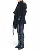 Georgette Padded Jacket with Belt by David's Road 