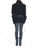 Georgette Padded Jacket with Belt by David's Road 
