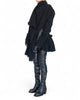 Georgette Padded Jacket with Ruffles by David's Road 