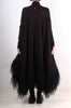 Jersey Maxi Dress with Fringes by David's Road 