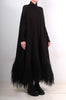 Jersey Maxi Dress with Fringes by David's Road 