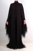 Jersey Maxi Kimono with Fringes by David's Road 